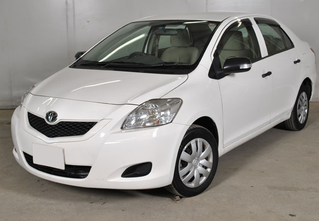 toyota belta 2008 white #4