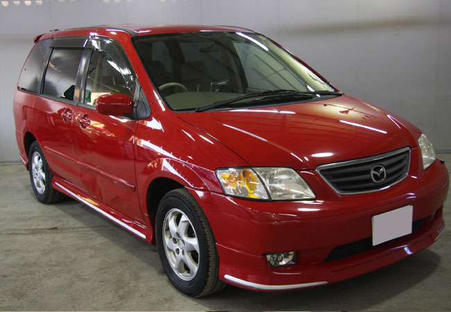 Used Mazda mpv Wagons 2000 model in Red | Used Cars Stock 52410 | CSO Japan