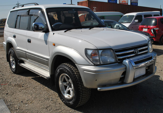 Used Toyota land cruiser prado SUV/ 4WD 1998 model in White 2 Tone ...