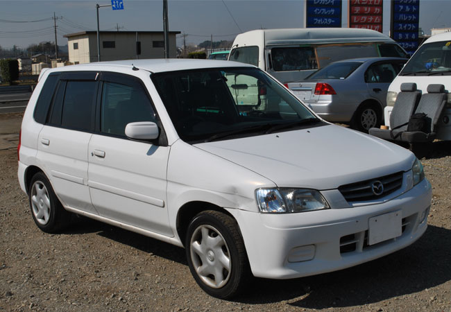 Used Mazda demio Hatchbacks 2001 model in White | Used Cars Stock 53092 ...