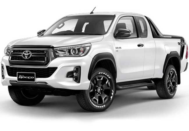 Toyota hilux revo rocco Pickup Trucks 2019 model in Silver | Stock ...