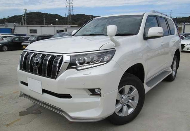 Toyota Land Cruiser Prado SUV/ 4WD 2019 model in White | Used Cars ...