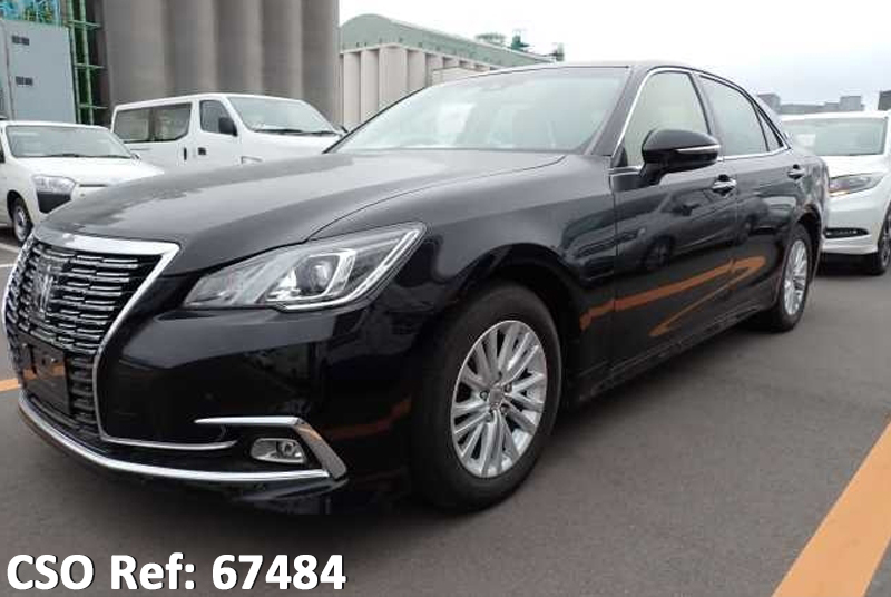 Used Toyota Crown Sedans 2017 Model In Black | Used Cars Stock 67484 ...